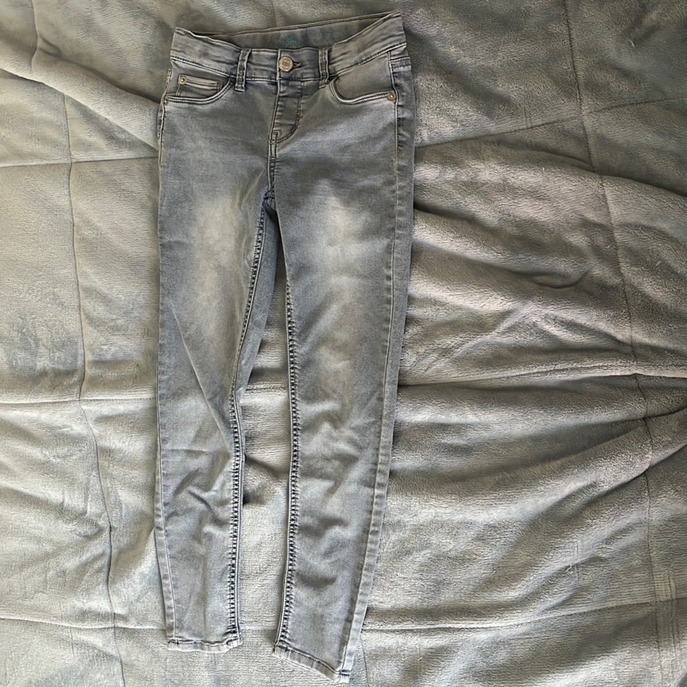 There Abouts Size 8 Girls Jeggings Jean Leggings Stretchy with Adjustable Waist
